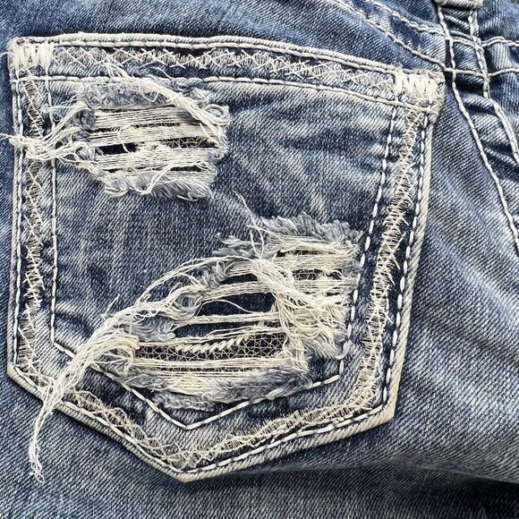 Big Star Women's Jenae Skinny Size 26L Light Stone Wash Hidden Logo Pocket - Picture 12 of 16